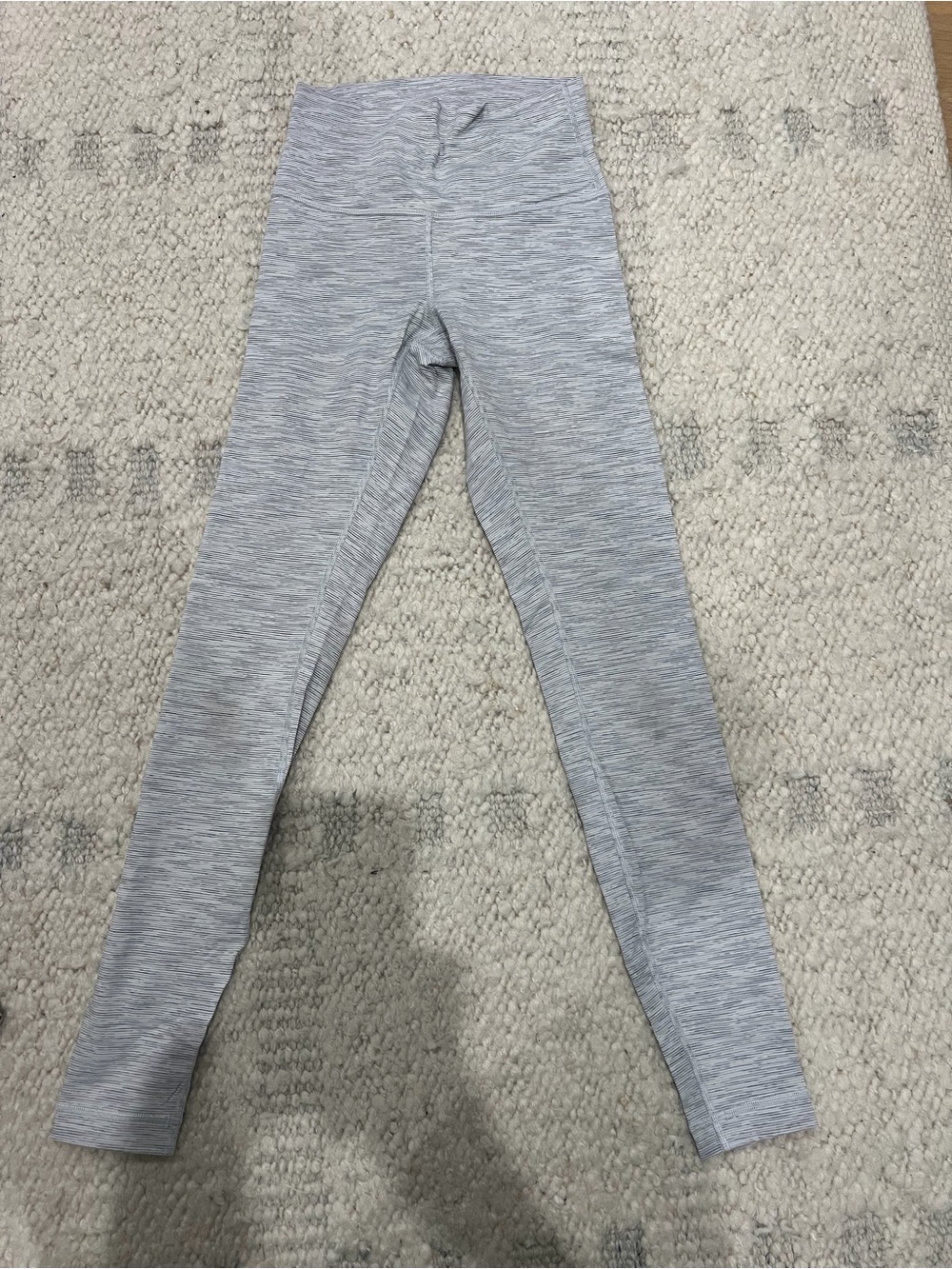 lululemon Athletica High-Waist Light Heather Gray Active Leggings